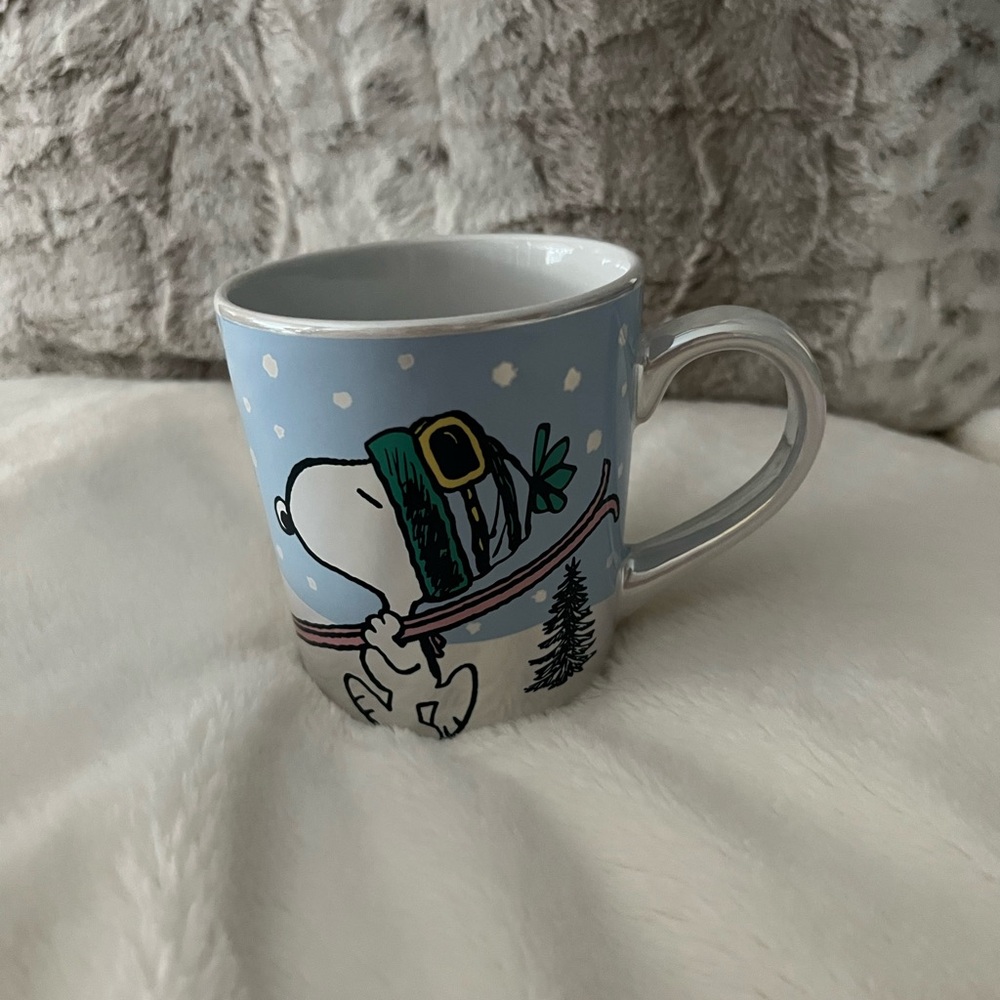 Snoopy Woodstock Skiing Mug - Picture 1 of 7